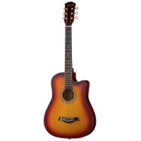 FANTE FT-D38 3TS Акустическая гитара, с вырезом, санберст