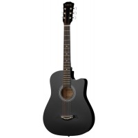 FANTE FT-D38 BK Акустическая гитара, с вырезом, черная