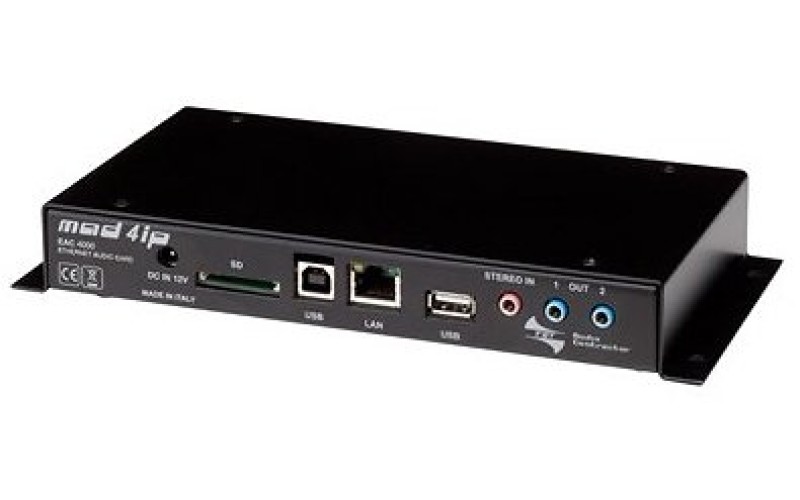 FBT EAC 4000 - Ethernet аудиокарта, для организации потокового вещания аудиосигналов в локальную IP