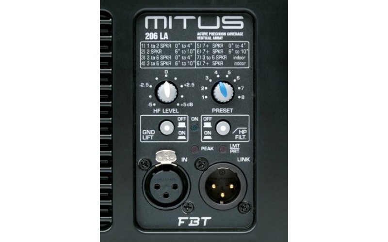 FBT MITUS 206LA активная акустическая система
