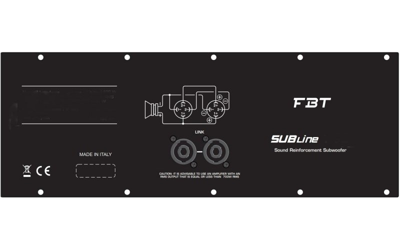 FBT SUBLINE 118S - пассивный сабвуфер, 600 Вт