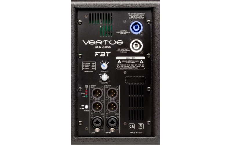 FBT Vertus CLA208SA активный сабвуфер 600 Вт