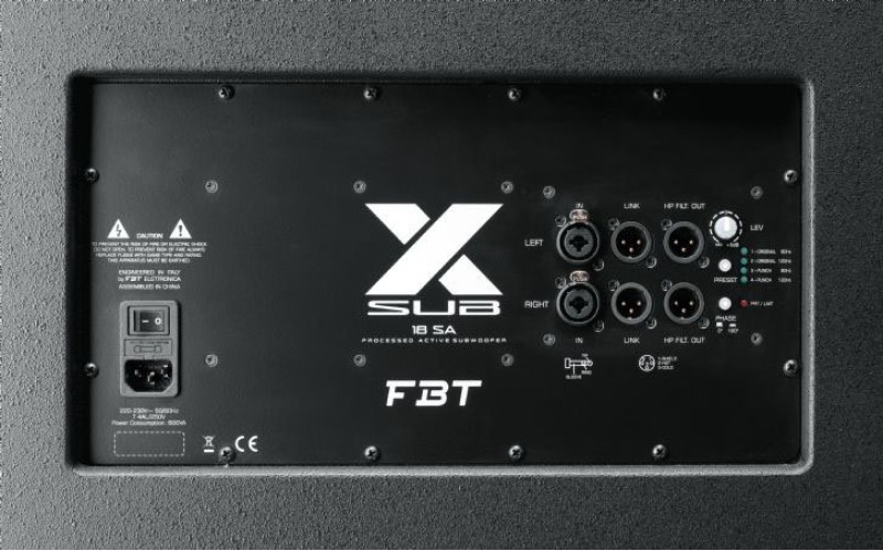 FBT X-SUB 18SA - активный сабвуфер 18