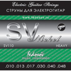 Fedosov SV110 Комплект струн для электрогитары, никелевый сплав, Heavy, 10-48