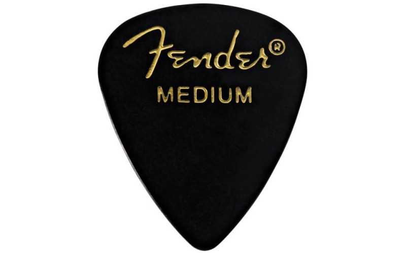 FENDER 351 SHAPE PICKS 1 GROSS BLACK MEDIUM медиатор (упакованы по 144 шт)