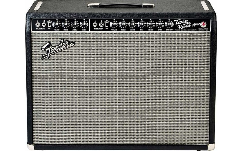 FENDER '65 TWIN REVERB 85 WATTS 2-12' JENSEN BLACK TOLEX гитарный ламповый усилитель, 85 Вт