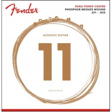 FENDER 860CL PHOSPHOR BRONZE COATED 11-52 Струны для акустической гитары 11-52