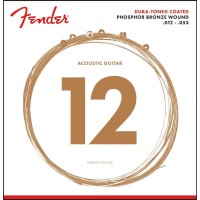 FENDER 860L PHOSPHOR BRONZE COATED 12-53 Струны для акустической гитары 12-53