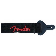 FENDER BLACK/RED LOGO ремень для гитары