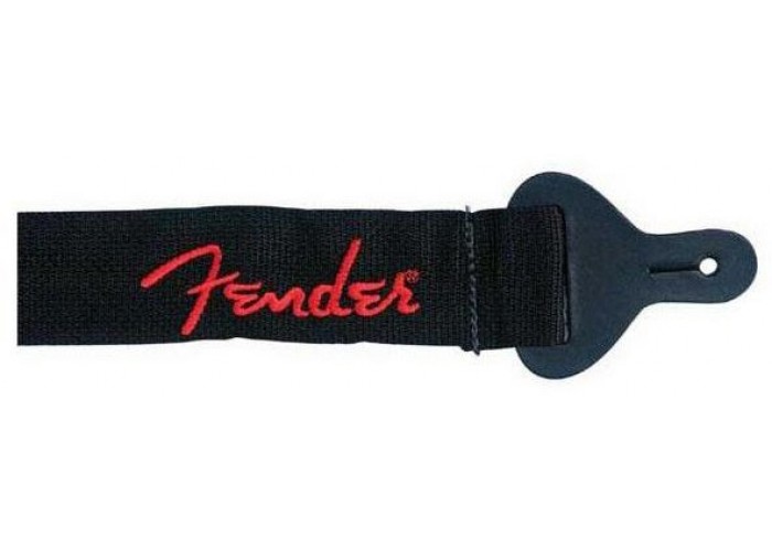 FENDER BLACK/RED LOGO ремень для гитары