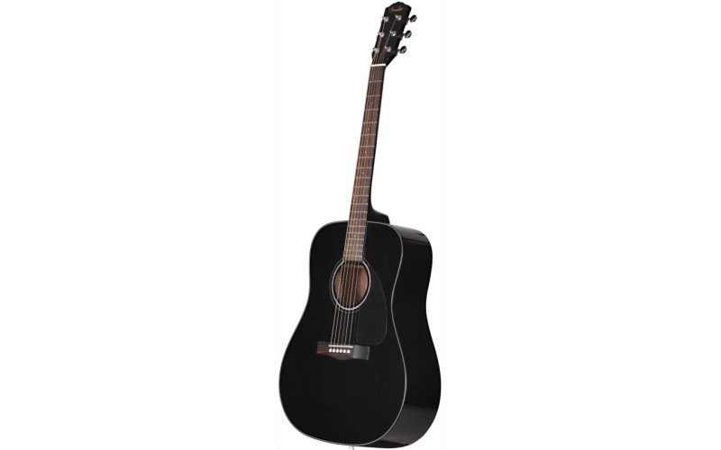 FENDER CD-60 DREAD V3 DS BLK WN акустическая гитара, цвет черный