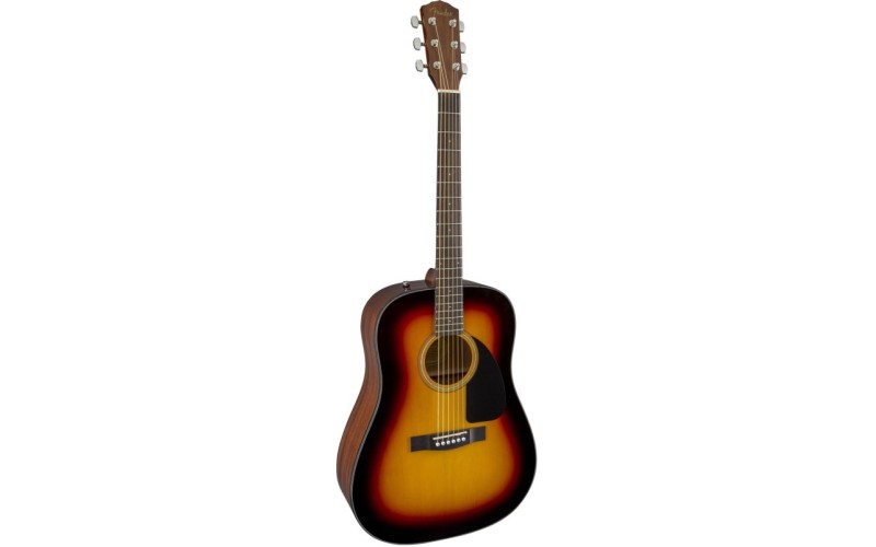 FENDER CD-60 DREAD V3 DS SB WN акустическая гитара, цвет санберст