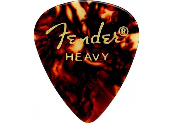 FENDER CLASSIC SHELL (12PK) HVY медиаторы жесткие, классические (упакованы по 12 шт.)