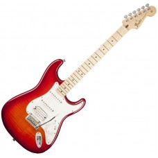 FENDER DELUXE STRAT HSS PLUS iOS AGED CHERRY BURST - электрогитара с возможностью работы с iOS