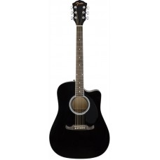 FENDER FA-125CE Black Dreadnought - электроакустическая гитара