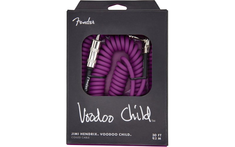 FENDER HENDRIX VOODOO CHILD CABLE PURPLE Гитарный кабель jack-jack, 9м