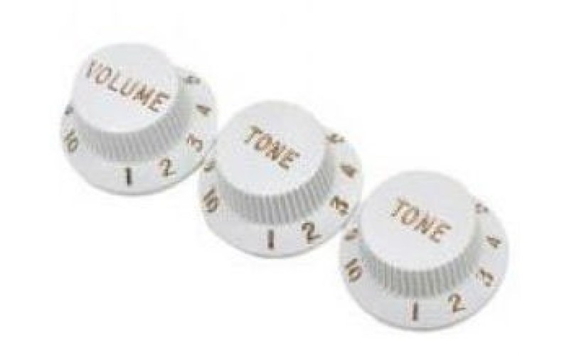 FENDER KNOBS набор ручек на регуляторы для гитар типа Strat