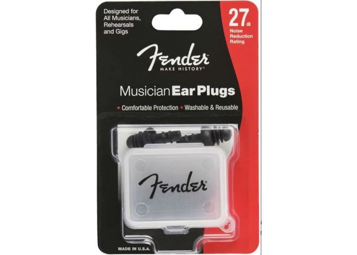 FENDER MUSICIAN SERIES BLACK EAR PLUGS беруши