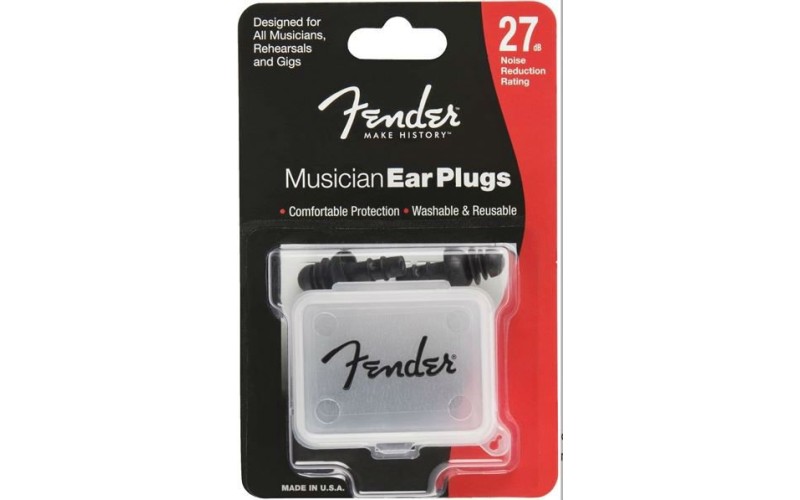 FENDER MUSICIAN SERIES BLACK EAR PLUGS беруши