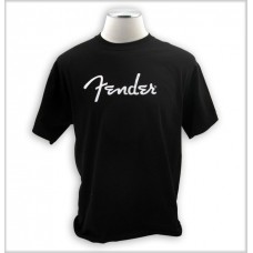 FENDER SPAGHETTI LOGO TEE BLK XL футболка с логотипом Fender Spaghetti