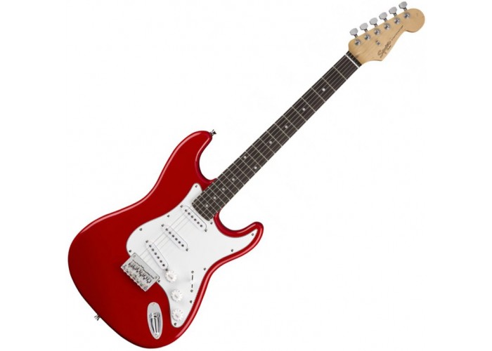 FENDER SQUIER MM STRATOCASTER HARD TAIL RED электрогитара, цвет красный