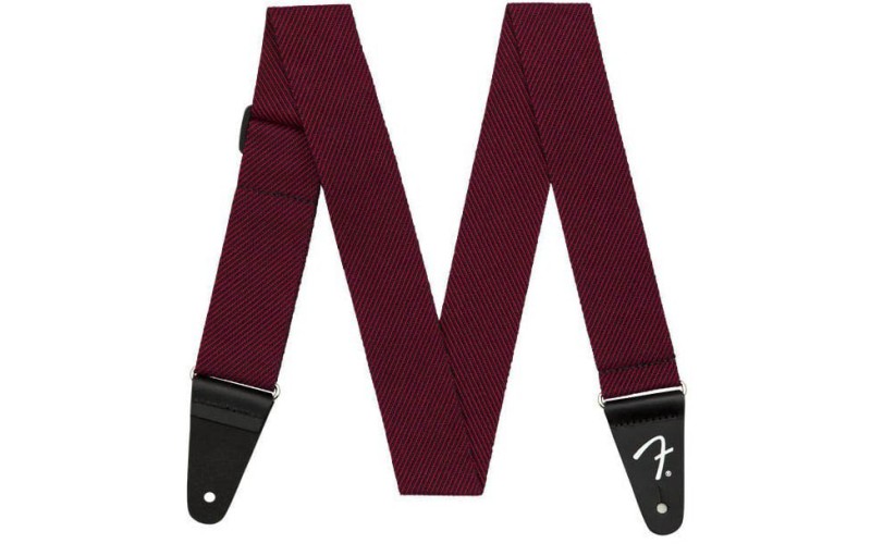 FENDER STRAP MODERN TWEED BLACK RED Ремень для гитары, красно-черный твид