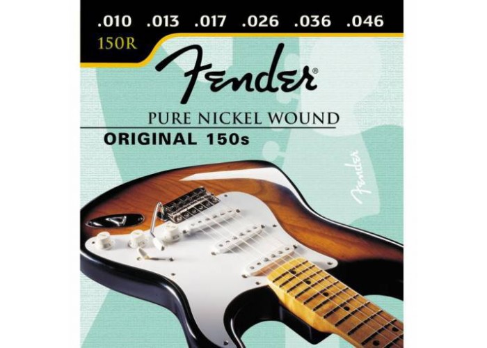 FENDER STRINGS NEW ORIGINAL 150R PURE NCKL BALL END 10-46 струны для электрогитары