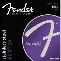 FENDER STRINGS NEW STAINLESS 350L STNLS STL BALL END 9-42 струны для электрогитары