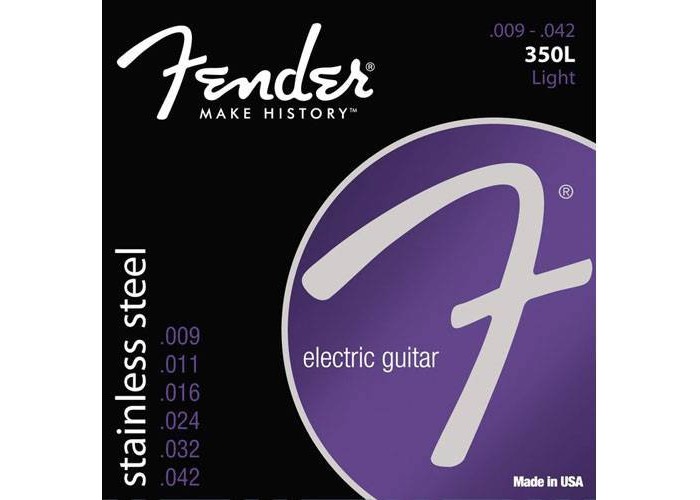 FENDER STRINGS NEW STAINLESS 350L STNLS STL BALL END 9-42 струны для электрогитары