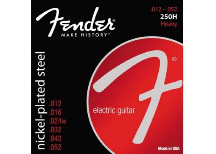 FENDER STRINGS NEW SUPER 250H NPS BALL END 12-52 струны для электрогитары