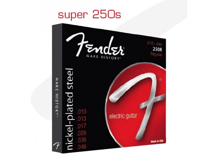 FENDER STRINGS NEW SUPER 250R NPS BALL END 10-46 струны для электрогитары