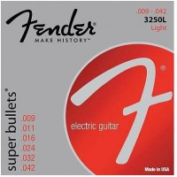 FENDER STRINGS NEW SUPER BULLET 3250L NPS BULLET END 9-42 струны для электрогитары