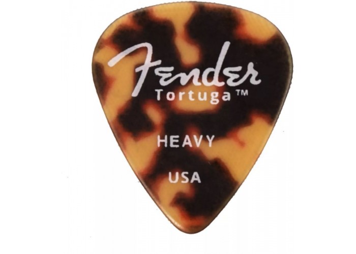 FENDER TORTUGA PICKS 351 HVY 6 PK Медиаторы (упакованы по 6 шт.), жесткие