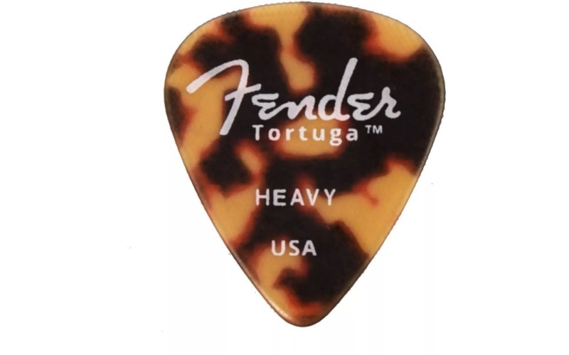 FENDER TORTUGA PICKS 351 HVY 6 PK Медиаторы (упакованы по 6 шт.), жесткие