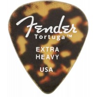 FENDER TORTUGA PICKS 351 XHVY 6 PK Медиаторы (упакованы по 6 шт.), экстра жесткие