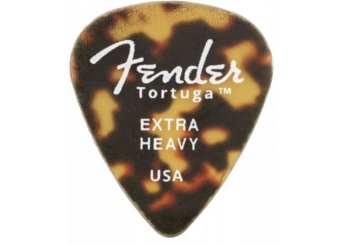 FENDER TORTUGA PICKS 351 XHVY 6 PK Медиаторы (упакованы по 6 шт.), экстра жесткие