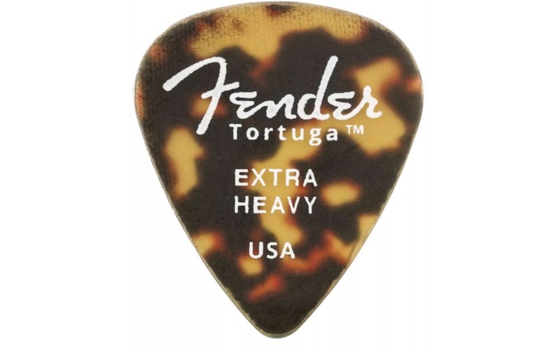 FENDER TORTUGA PICKS 351 XHVY 6 PK Медиаторы (упакованы по 6 шт.), экстра жесткие
