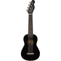 FENDER UKULELE VENICE BLACK укулеле сопрано