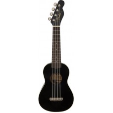 FENDER UKULELE VENICE BLACK укулеле сопрано