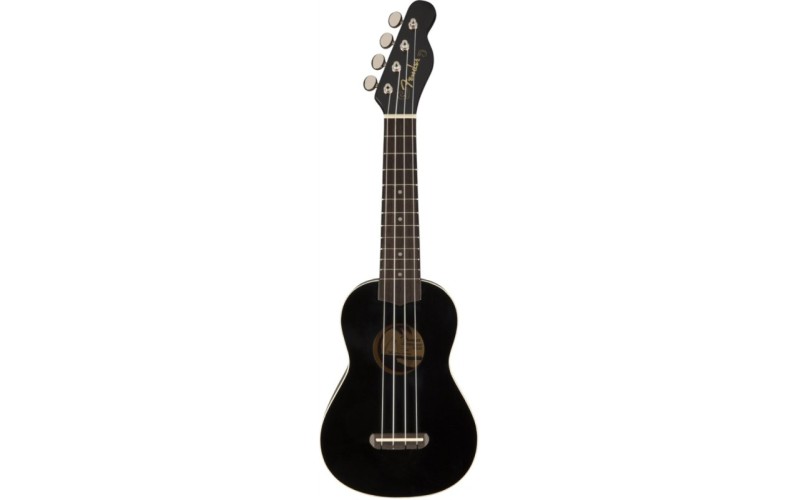 FENDER UKULELE VENICE BLACK укулеле сопрано
