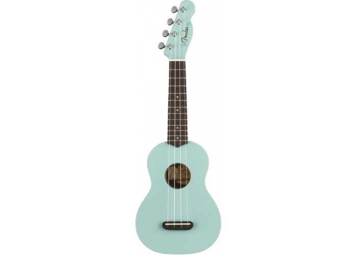 FENDER Venice Soprano Uke DPB NRW Укулеле сопрано, цвет голубой