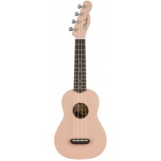 FENDER Venice Soprano Uke SHP NRW Укулеле сопрано, цвет розовый