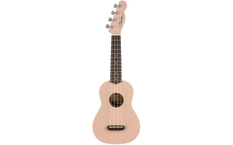 FENDER Venice Soprano Uke SHP NRW Укулеле сопрано, цвет розовый