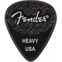 FENDER WAVELENGTH 351 HVY 6 PK BLACK Медиаторы (упакованы по 6 шт.), жесткие