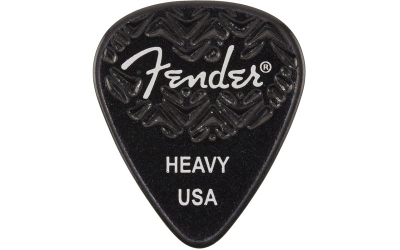 FENDER WAVELENGTH 351 HVY 6 PK BLACK Медиаторы (упакованы по 6 шт.), жесткие
