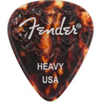 FENDER WAVELENGTH 351 HVY 6 PK TORTOISESHELL Медиаторы (упакованы по 6 шт.), жесткие