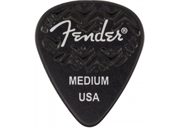 FENDER WAVELENGTH 351 MED 6 PK BLACK Медиаторы (упакованы по 6 шт.), средние