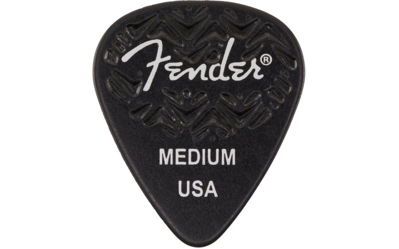 FENDER WAVELENGTH 351 MED 6 PK BLACK Медиаторы (упакованы по 6 шт.), средние