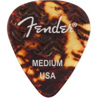 FENDER WAVELENGTH 351 MED 6 PK TORTOISESHELL Медиаторы (упакованы по 6 шт.), средние