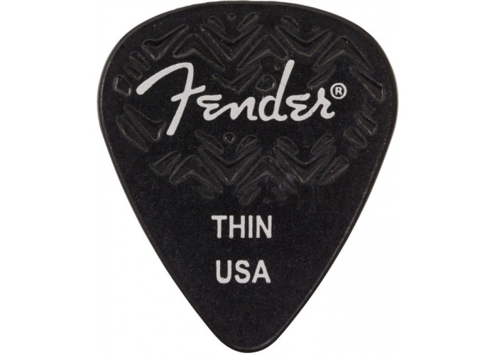 FENDER WAVELENGTH 351 THIN 6 PK BLACK Медиаторы (упакованы по 6 шт.), мягкие